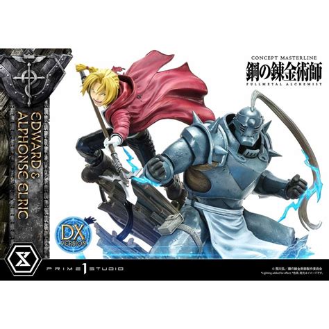 FullMetal Alchemist Edward & Alphanso DLX Statue by Prime 1 Studios ...