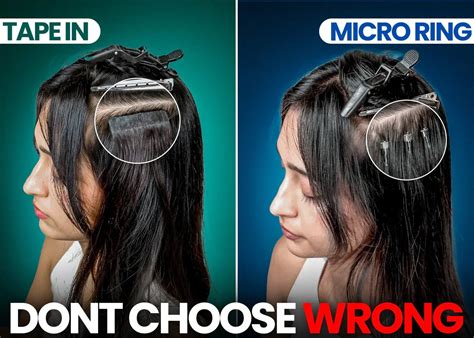 Tape vs. Micro Ring Extensions: Which Is Right for You?