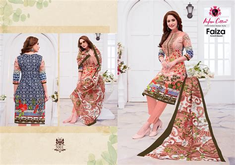 Nafisa Presents Faiza Vol 5 Printed Cotton Dress Material