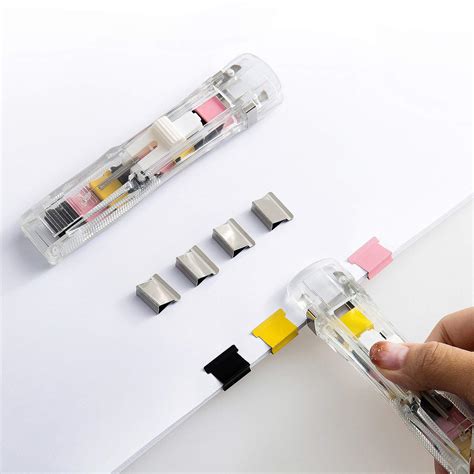 Portable Fast Clam Clip Dispenser & 50 Stainless Steel Metal Clips,Home ...