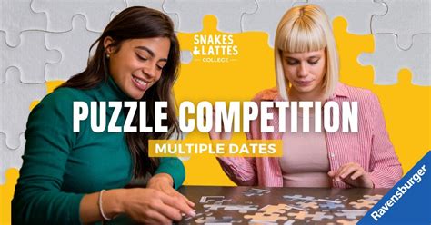 Ravensburger Puzzle Competition - Snakes & Lattes College, Snakes ...