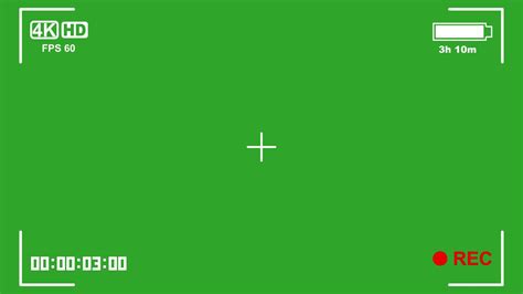 Camera Interface Overlay with Green Screen Background 48937024 Stock Video at Vecteezy