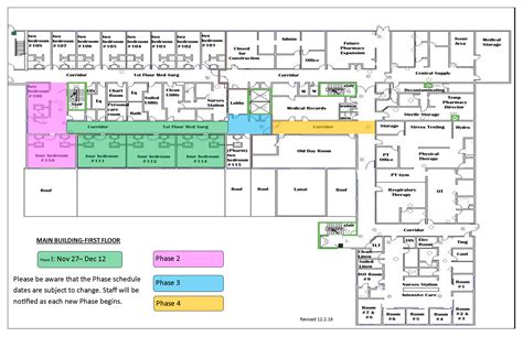 Hospital Floor Plan for Office Building