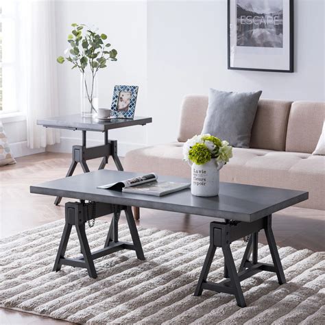 List Of Adjustable Height Coffee Table 2023 - vertical garden art