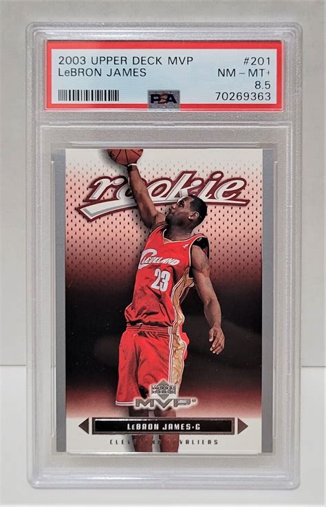 2003-04 Upper Deck MVP - Rookie Silver #201 LeBron James (RC) for sale ...