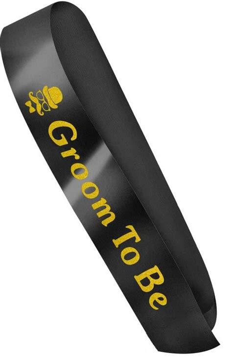 Buy Groom to Be Sash & Party Props – Black Bachelor Party Set in India ...