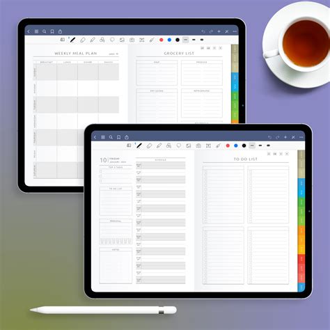 Download Digital Planner PDF for GoodNotes, iPad