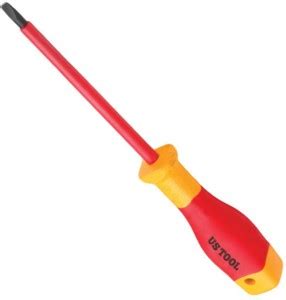 US TOOL VDE 1000V Insulated Screwdriver(-3.0x100) Standard Screwdriver ...