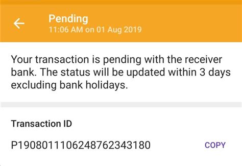PhonePe — transaction status pending from 3 days