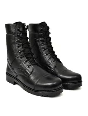 Marcino Premium Genuine Leather Army Boots for Men | Heavy-Duty Combat ...