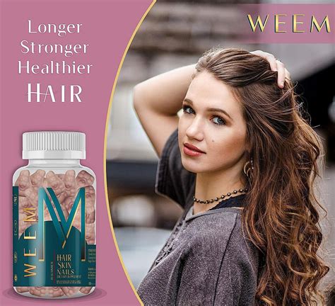 WEEM Biotin Gummies for Hair, Skin and Nails — Vegan Vitamins for Men ...