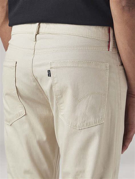 Men's 513 Beige Slim Straight Fit Mid Rise Chinos – Levis India Store