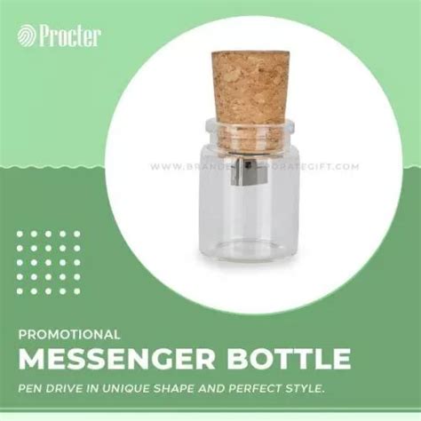 Messenger Bottle USB Pendrive Shell CSB001 in bulk for corporate ...