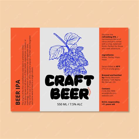 Beer Label Design 的图像结果