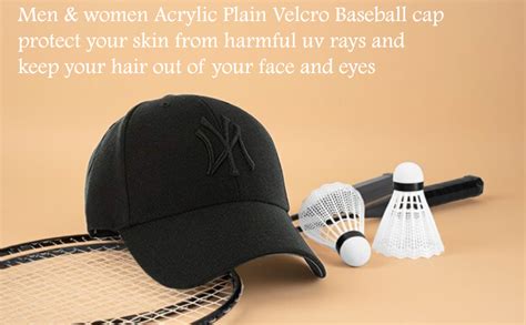 Buy SELLORIA Brand Black Cotton Adjustable Unisex Cap Quick Drying Sun ...