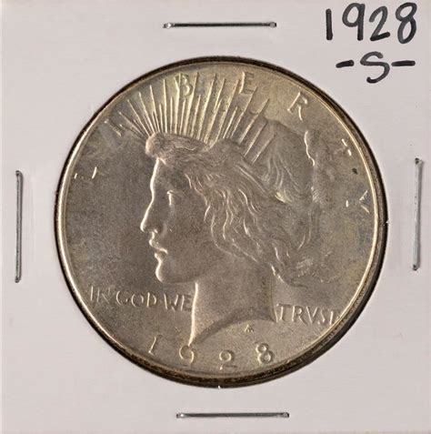 1928-S $1 Peace Silver Dollar Coin