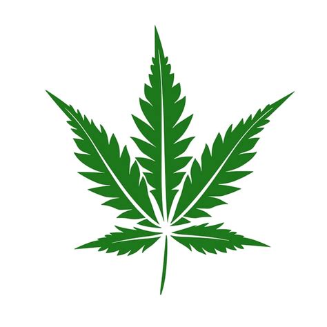 Premium Vector | Cannabis icon Cannabis or marijuana leaf icon on white ...