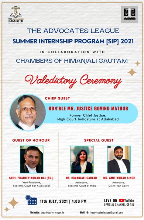 TAL: Summer Internship Program [SIP], 2021