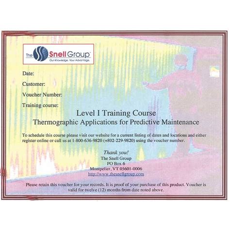 The Snell Group Level I Thermography Training, Predictive SNELL-LI-PDM ...