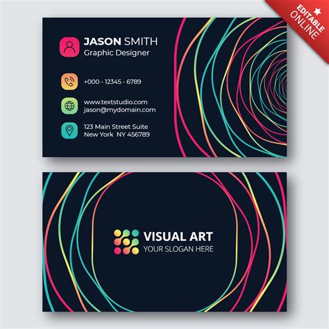 Business Card Design Online 的图像结果
