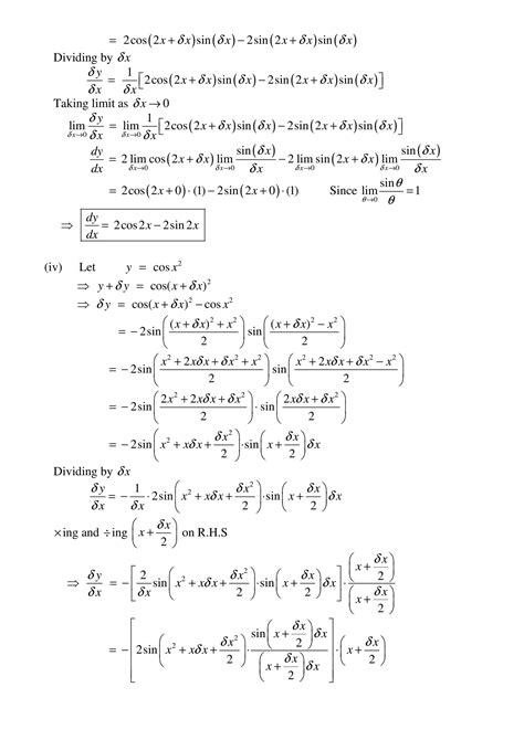 SOLUTION: Derivative formulas trigonometric functions - Studypool