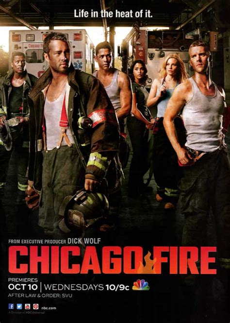 Chicago Fire S1 Poster 1 Jesse Spencer, Lauren German, Taylor Kinney ...