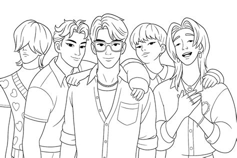 KPop Demon Hunters Coloring Pages - Coloring Nation