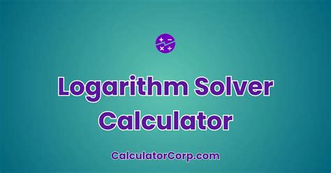 Image result for Logarithm of Numbers Calculator