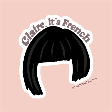Claire It's French Waterproof Sticker Inspired by Fleabag, Phoebe ...