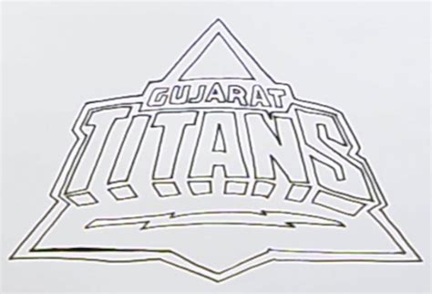 How to draw Gujarat Titans Logo (IPL Team)