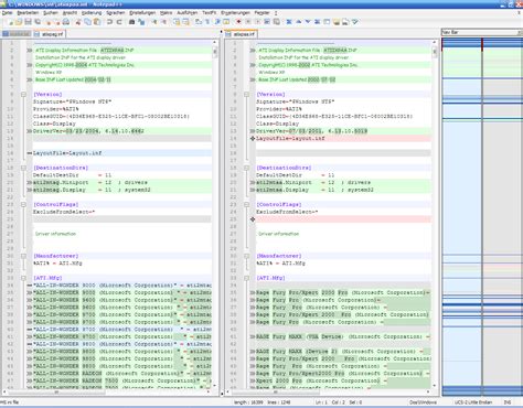 Comparing Files 的图像结果