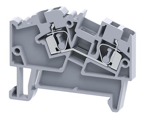 Connectwell 2.5 sq.mm Angular Feed Through Spring Terminal Blocks ...