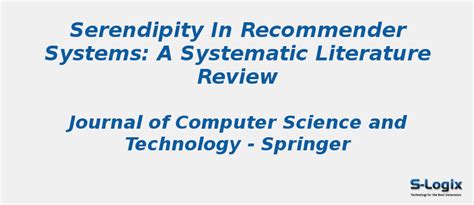 Systematic Literature Review | S-Logix
