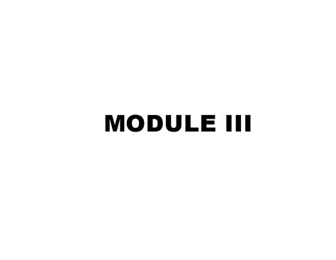 Module 3 - Notes - MODULE III Septic tank with soak pit ####### Prepare ...