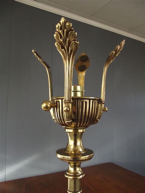 Old Stiffel Floor Lamps Pair Of Brass Stiffel Table Lamps