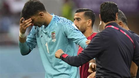 WATCH: Iran goalkeeper Alireza Beiranvand suffers scary injury in FIFA ...