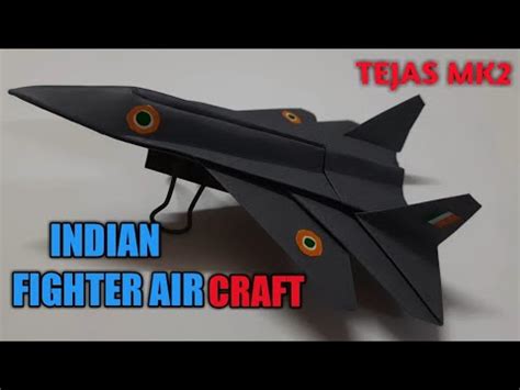 TEJAS MK2 - BEST ORIGAMI PAPER JET - HOW TO MAKE A PAPER AIRPLANE ...