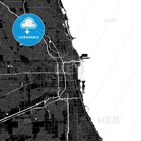 Chicago Usa Download Pdf Map – HEBSTREITS