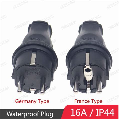 EU-France-Power-Plug-IP44-Industry-France-Germany-Schuko-Waterproof ...