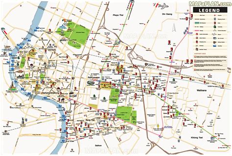 Landkarte Und Stadtplan Mit Bangkok Hotels – RRXTV