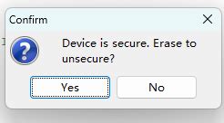 Unsecure Device Error 的图像结果