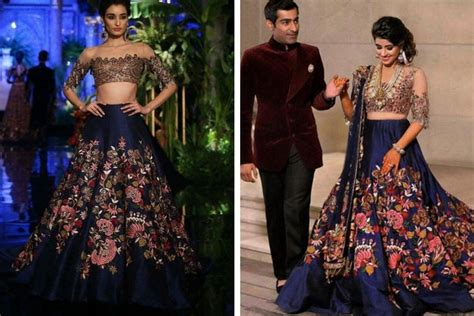 10 Wedding Lehengas by Manish Malhotra That Are Not Red, but Yet Drop ...