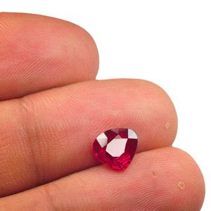 2.01-Carat Deep Purplish Red Unheated Heart-Shaped Ruby :: $4,850 USD ...