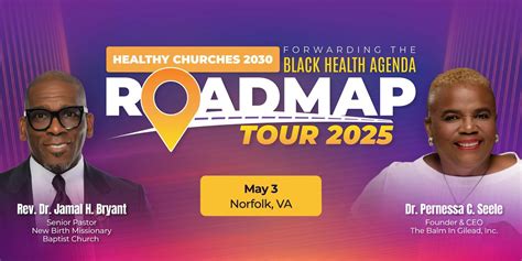 FREE Community Health Event - Healthy Churches Roadmap Tour, Norfolk ...