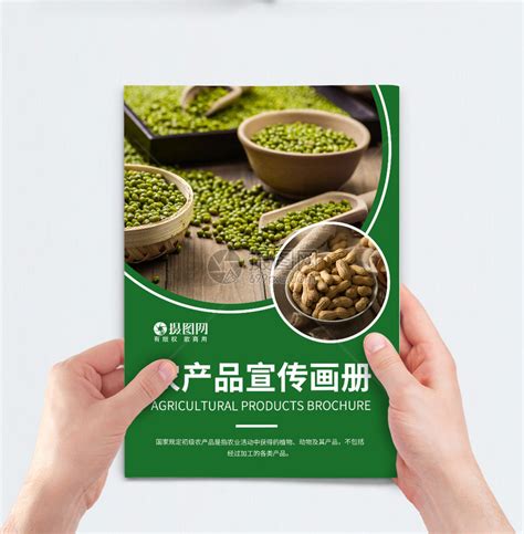 绿色农产品宣传画册封面模板素材-正版图片401732161-摄图网