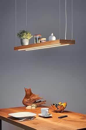 Buy Artica Modern Pine Wood Pendant Lamp with LED Strip | Up & Down ...