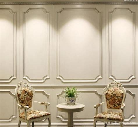 客厅瓷砖墙裙的样式,客厅与餐厅隔断墙样式,客厅地砖样式_大山谷图库