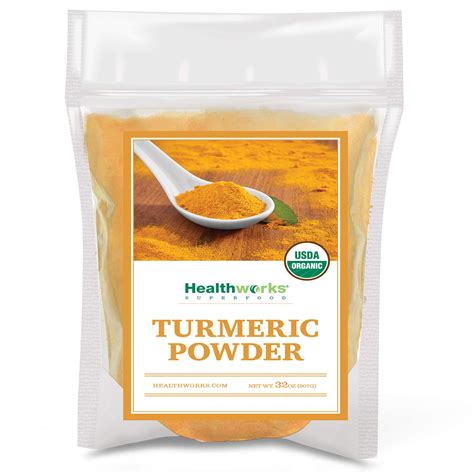 Healthworks Turmeric Powder (32 Ounces / 2 Pounds) | Ground Raw Organic ...