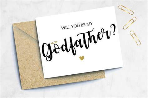 Printable Will You Be My Godfather Card Godfather Proposal - Etsy Canada