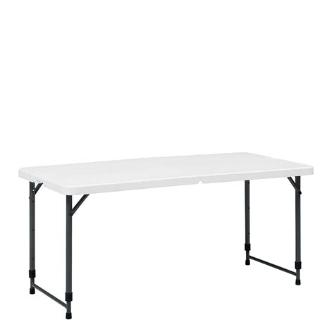 Mainstays 4 Foot Adjustable Height Folding Plastic India | Ubuy